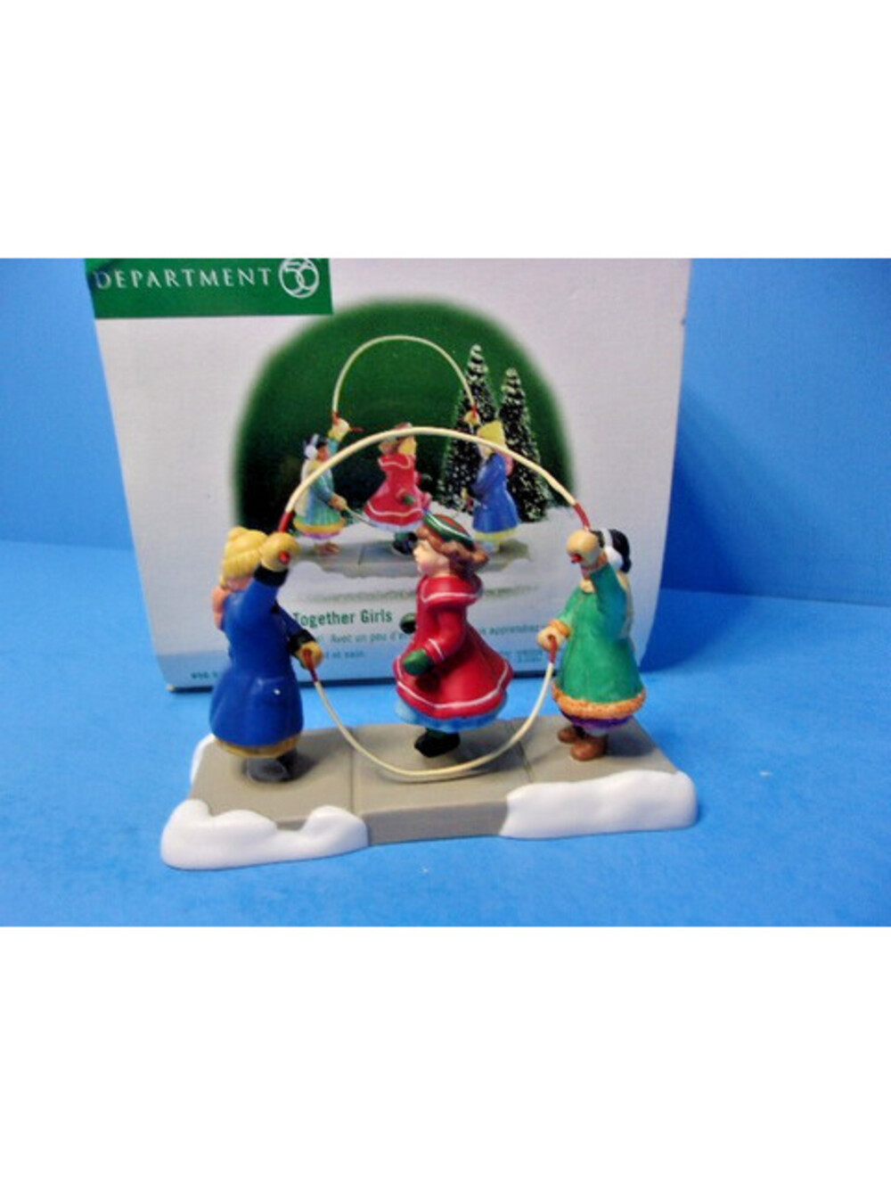 Dept 56 Christmas in the City #58960 All In Together Girls Jump Rope Retired IOB